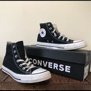 Classic converse black high tops